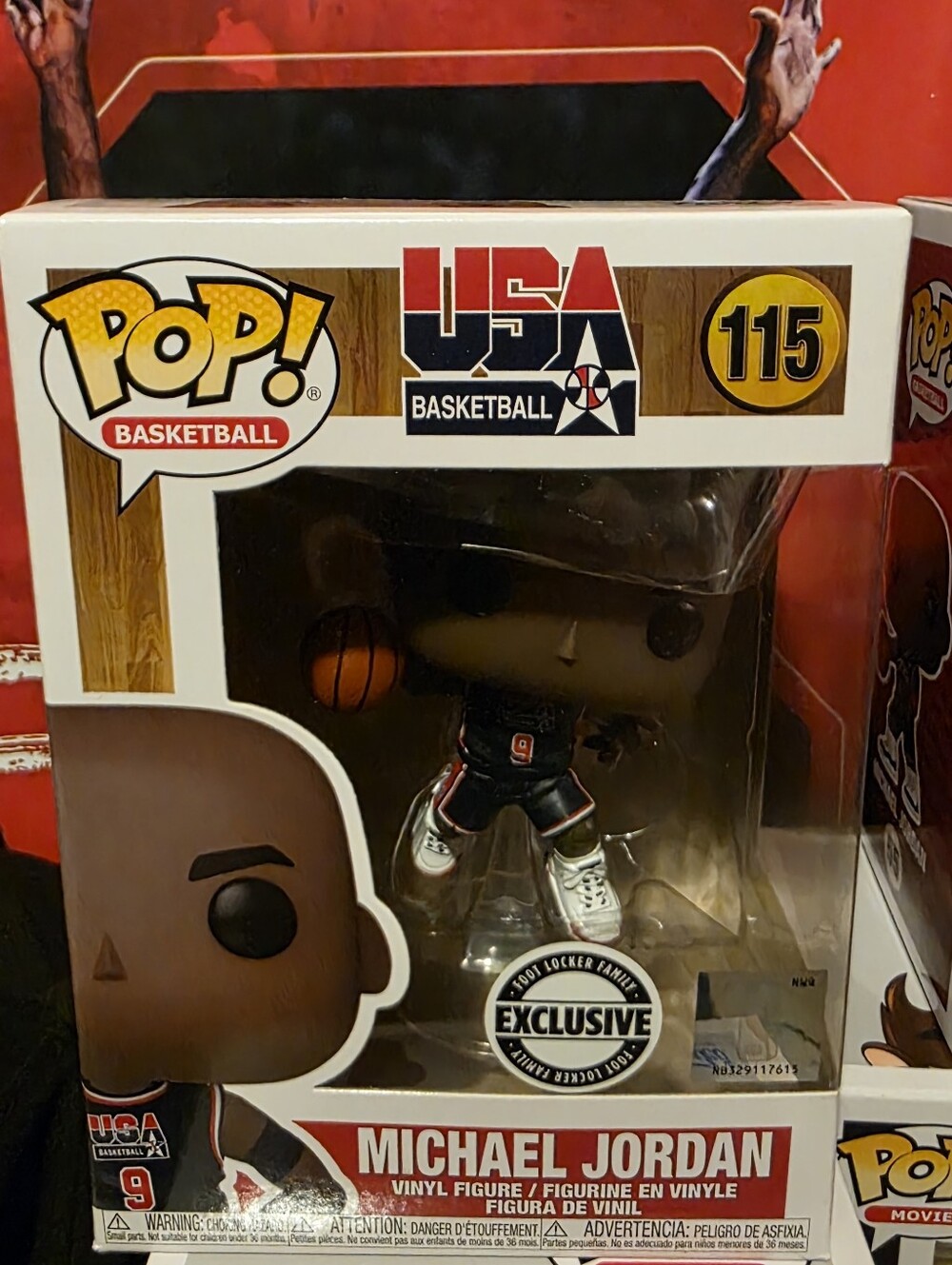 Funko Pop! Basketball USA Basketball Michael Jordan Footlocker EXCLUSIVE #115